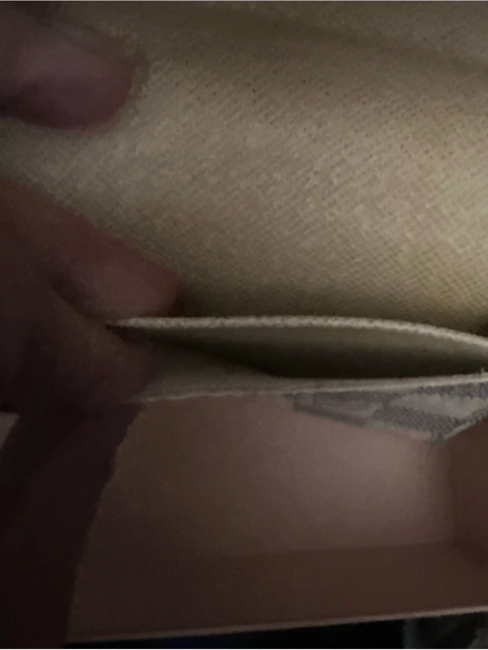 Louis Vuitton Damier Azur Checkered Wallet in Cream and Light Gray